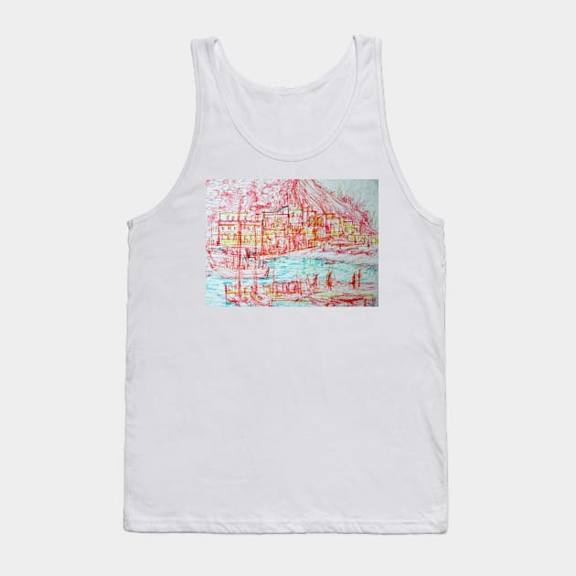 PORT TOWN PAINTING Tank Top by lautir